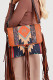 Aztec Knit Tassel Trim Envelope Tote Crossbody Bag MOQ 3pcs