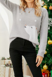 Christmas Cartoon Bear Knitting Sweater