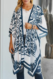 White Tokyo Medallion Kimono