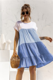 Color Block Boho Dress