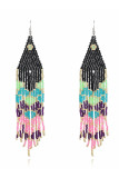 Bohemian Tassel Earrings MOQ 5PCS