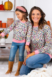 Mommy and Me Pastel Leopard Top