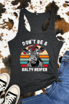 Don't Be A Salty Heifer Sleeveless Tank Top Unishe Wholesale