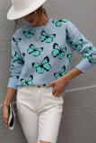 Butterfly Knit Pullover Sweaters