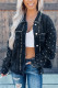 Rivet Patch Short Corduroy Jacket Coat