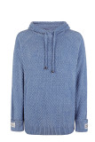 Plain Drawstring Hoodie Sweatshirt