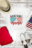 US Flag American Mama Graphic Tee Unishe Wholesale