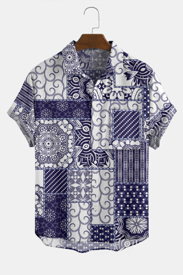 Turn Down Collar Men's Shirt UNISHE Wholesale