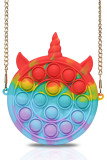 POP IT Push Bubble Colorful Handbag Unishe Wholesale MOQ 3PCS