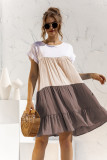 Color Block Boho Dress
