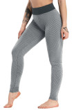 Gray High Waisted Butt Lifting Yoga Gym Leggings