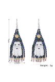 Halloween Ghost Pattern Beads Knit Earrings MOQ 5pcs