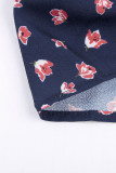 Blue Floral Smock Tank