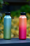 Portable Gradient Color Stainless Steel Bottles 500ml MOQ 3pcs