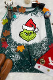 Christmas Grinch Face Long Sleeve Top Women UNISHE Wholesale