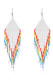 Colorful Tassle Earrings MOQ 5PCS