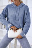 Plain Drawstring Hoodie Sweatshirt