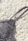 Gray Sunrise to Sunset Lace Bra