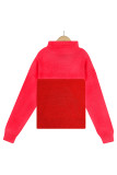 Turtle Neck Color Block Knit Sweaters