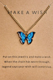 Alloy Butterfly Jewelry Necklace MOQ 5pcs