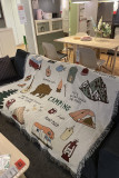 Camping Graffiti Sofa Blanket Unishe Wholesale MOQ 3pcs