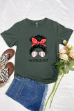 Baseball Mom Life Shirt, Baseball Mom, Messy Bun Woman, Baseball Mom Gift, Messy Bun Custom Shirts