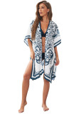 White Tokyo Medallion Kimono