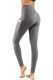 Gray Yoga Pants Sport Leggings
