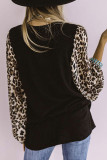 Sweet Spot Leopard Shift Top