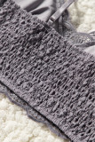 Gray Sunrise to Sunset Lace Bra