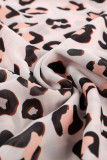 Leopard Print Short Sleeve Shirt