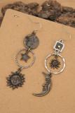 Vintage Moon and Star Earrings MOQ 5pcs