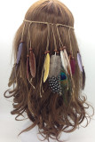 Bohemian Colorful Feather Hair Clips MOQ 5pcs