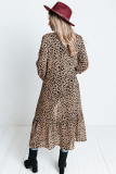 Leopard Print Duster Kimono