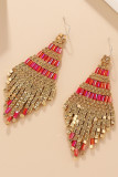 Color Block Beads Boho Earrings MOQ 5pcs