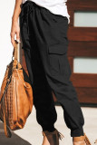 Elastic Waist Drawstring Jogger Pants