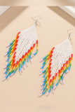 Colorful Tassle Earrings MOQ 5PCS