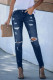 Distressed Frayed Skinny Jeans