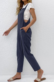 Solid Color Pocket Jumpsuit Unishe Wholesale