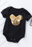 Baby Romper with Ruffle Shorts Shoes and Bow 4pcs Set