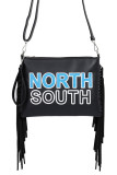 North South Printed PU Crossbody Bag MOQ 3pcs