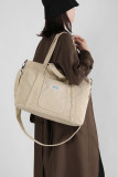 Plain Corduroy Hand Crossbody Bag MOQ 3pcs