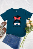 Baseball Mom Life Shirt, Baseball Mom, Messy Bun Woman, Baseball Mom Gift, Messy Bun Custom Shirts