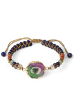 Crystals and Stones Knit Bracelet Unishe Wholesale MOQ 3pcs