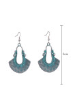 Alloy and Turquoise Stones Boho Earrings MOQ 5pcs