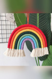 Woven Cloud Rainbow Bed Room Decoration MOQ 3PCS