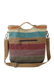 Contrasting Color Tote Canvas Large Hand Diagonal Bag Unishe Wholesale MOQ3PCS