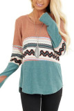 Patchwork Aztec Top Unishe Wholesale