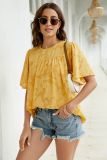 Loose Short Sleeve chiffon top Unishe Wholesale