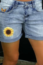 High Waist Daisy Jeans Shorts Unishe Wholesale